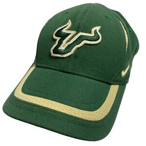 South Florida Bulls Hat Strapback Cap Mens Green Team Nike NCAA Football